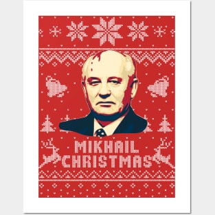 Mikhail Gorbachev Merry Christmas Posters and Art